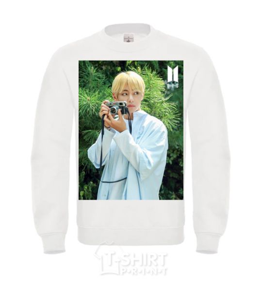 Sweatshirt BTS V with camera White фото