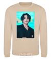 Sweatshirt Jongkook long hair sand фото