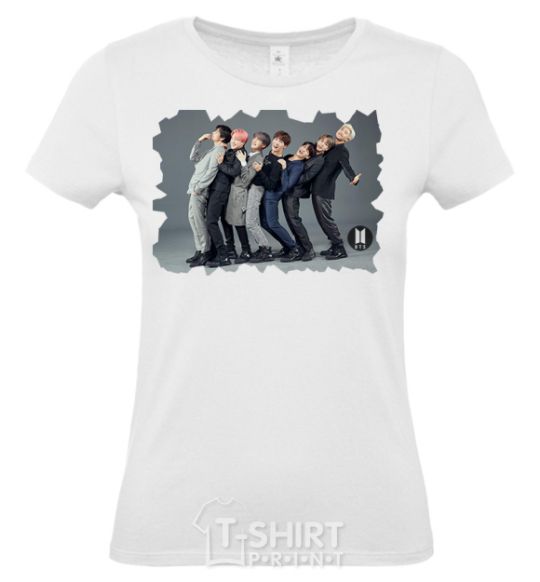 Women's T-shirt Bangtan White фото