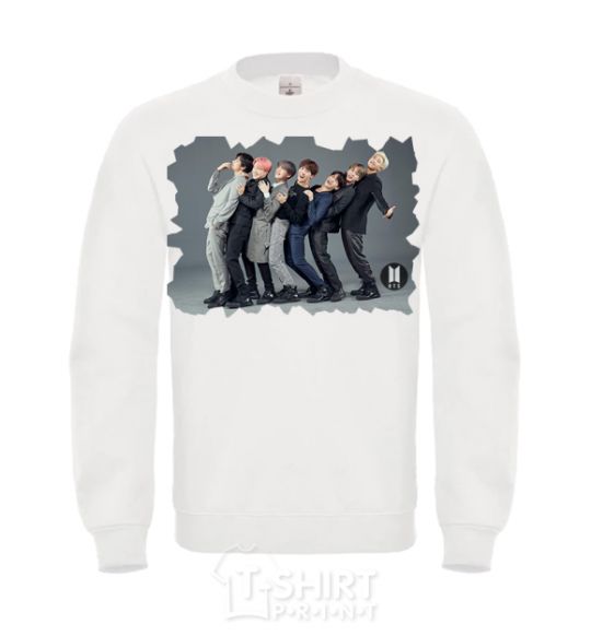 Sweatshirt Bangtan White фото