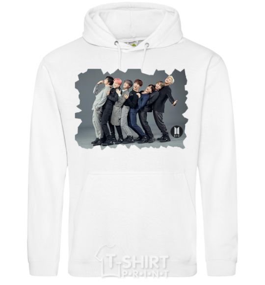 Men`s hoodie Bangtan White фото