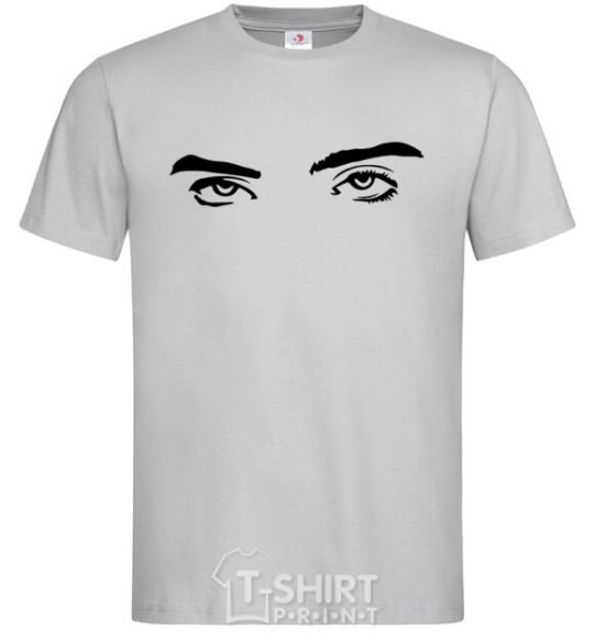Men's T-Shirt Billie's eyes grey фото