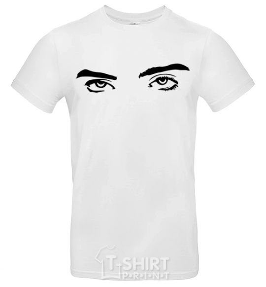 Men's T-Shirt Billie's eyes White фото