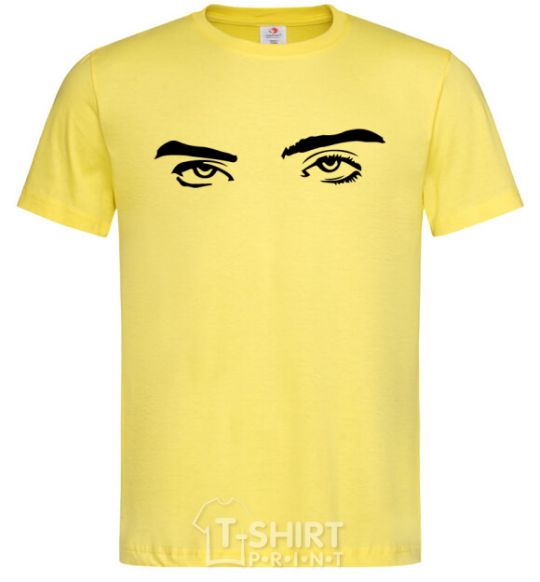 Men's T-Shirt Billie's eyes cornsilk фото