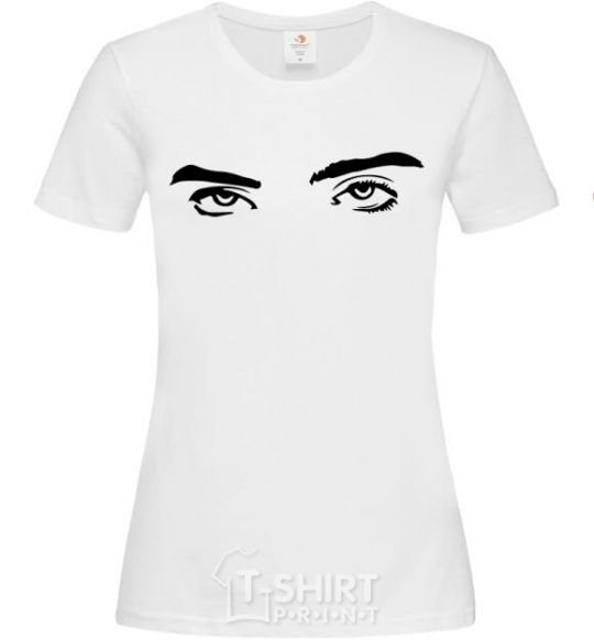 Женская футболка Billie's eyes Белый фото