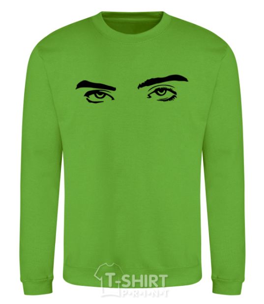 Sweatshirt Billie's eyes orchid-green фото