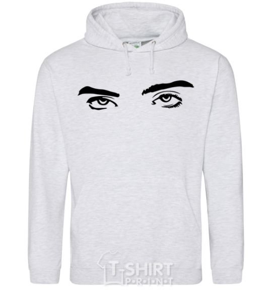 Men`s hoodie Billie's eyes sport-grey фото