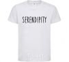 Kids T-shirt Serendipity White фото