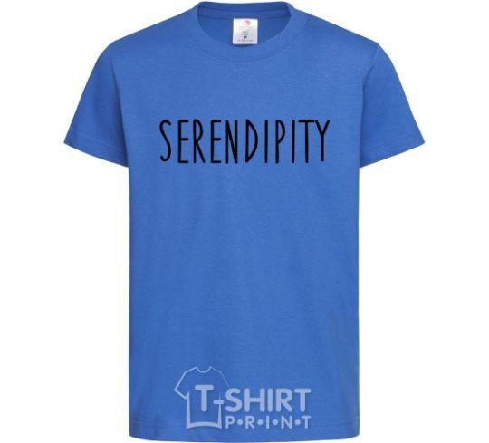 Kids T-shirt Serendipity royal-blue фото
