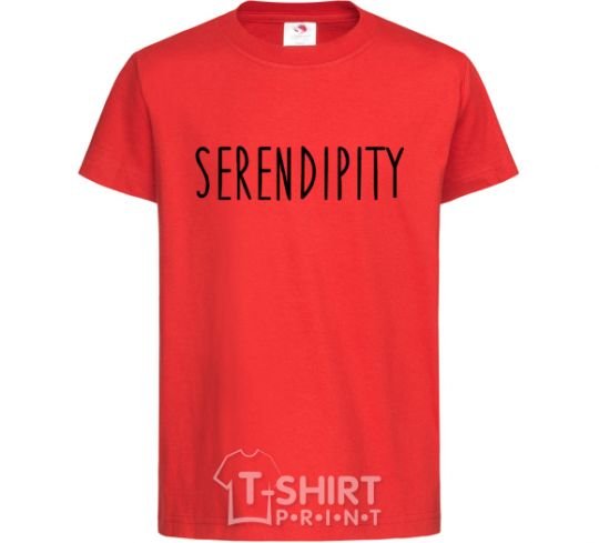 Kids T-shirt Serendipity red фото