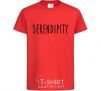 Kids T-shirt Serendipity red фото