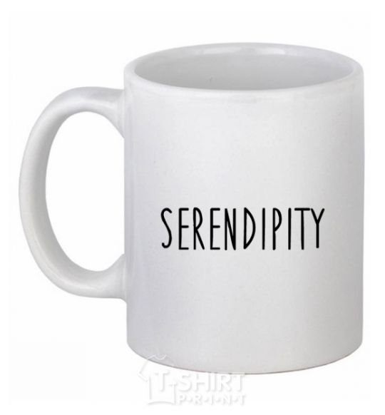 Ceramic mug Serendipity White фото