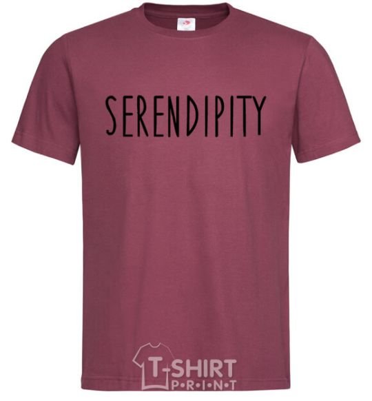 Men's T-Shirt Serendipity burgundy фото