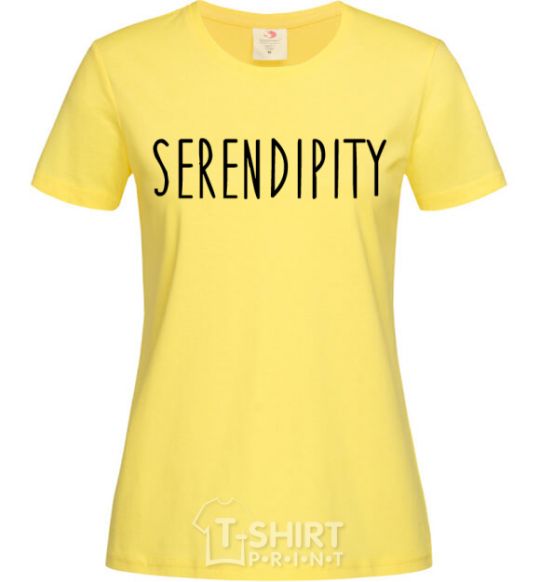 Women's T-shirt Serendipity cornsilk фото
