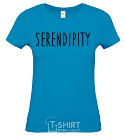 Women's T-shirt Serendipity sky-blue фото