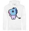 Men`s hoodie Mang White фото