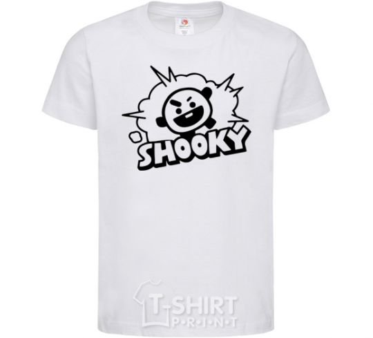 Kids T-shirt Shooky White фото