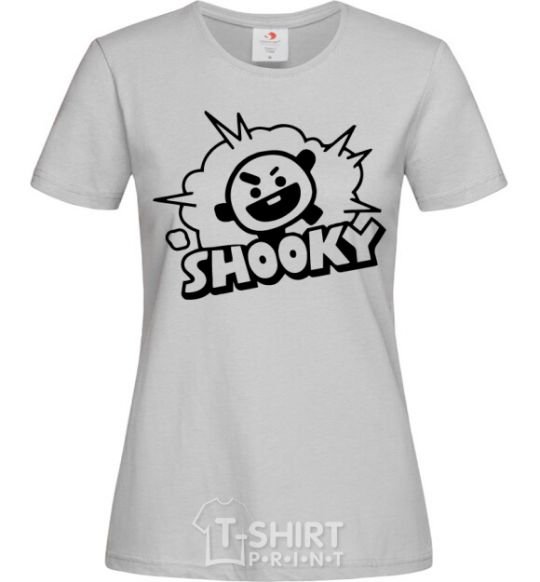 Women's T-shirt Shooky grey фото