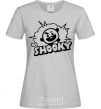 Women's T-shirt Shooky grey фото