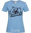 Women's T-shirt Shooky sky-blue фото