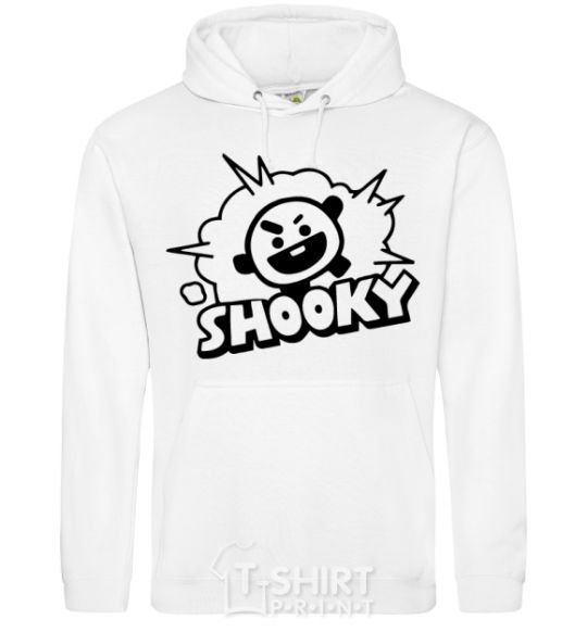 Men`s hoodie Shooky White фото