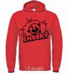 Men`s hoodie Shooky bright-red фото