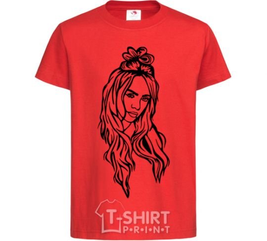 Kids T-shirt Billie E red фото