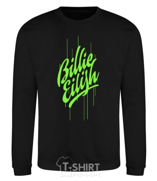 Sweatshirt Billie Eilish green black фото