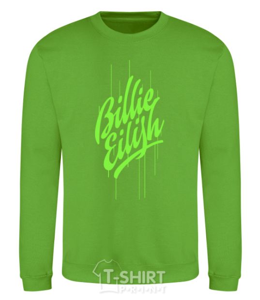 Sweatshirt Billie Eilish green orchid-green фото