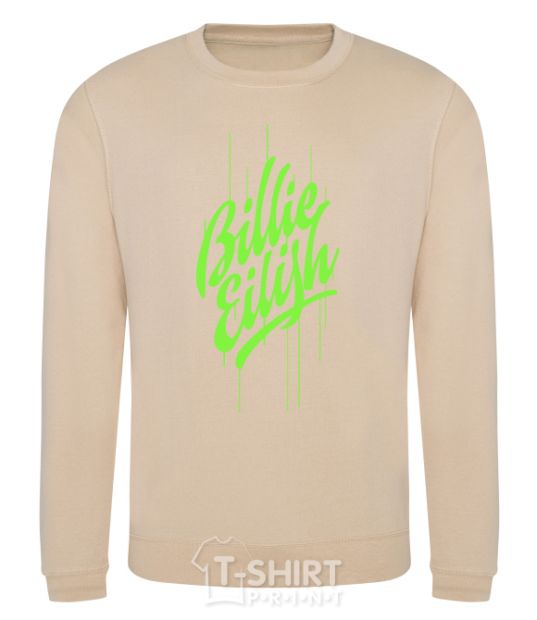 Sweatshirt Billie Eilish green sand фото