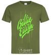 Men's T-Shirt Billie Eilish green millennial-khaki фото