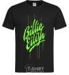 Men's T-Shirt Billie Eilish green black фото