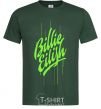 Men's T-Shirt Billie Eilish green bottle-green фото