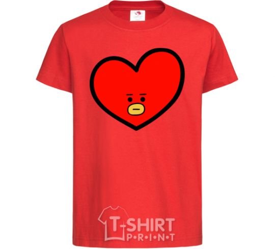 Kids T-shirt Tata red фото