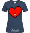 Women's T-shirt Tata navy-blue фото