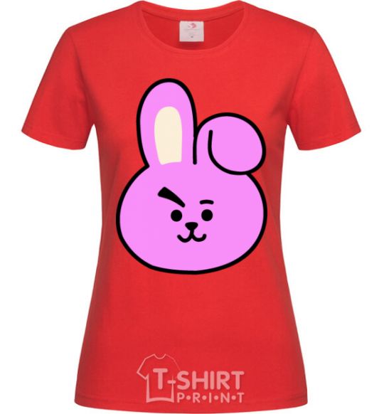 Women's T-shirt Cooky red фото