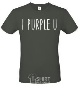 Men's T-Shirt I purple you millennial-khaki фото