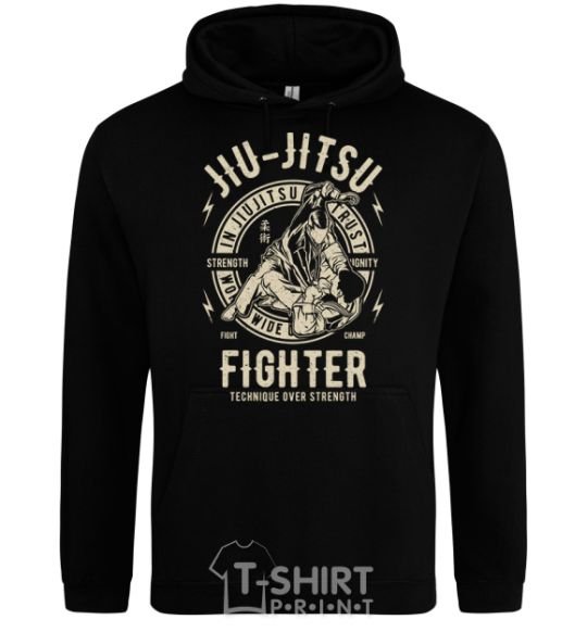 Men`s hoodie Jiu Jitsu black фото