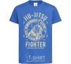 Kids T-shirt Jiu Jitsu royal-blue фото