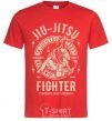 Мужская футболка Jiu Jitsu Красный фото