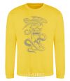 Sweatshirt Hourglass yellow фото