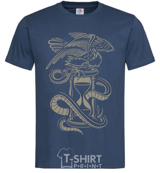 Men's T-Shirt Hourglass navy-blue фото