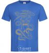 Men's T-Shirt Hourglass royal-blue фото