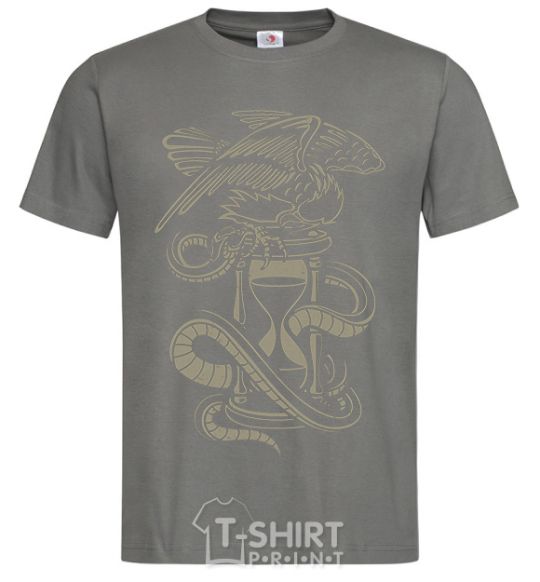 Men's T-Shirt Hourglass dark-grey фото