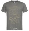 Men's T-Shirt Hourglass dark-grey фото