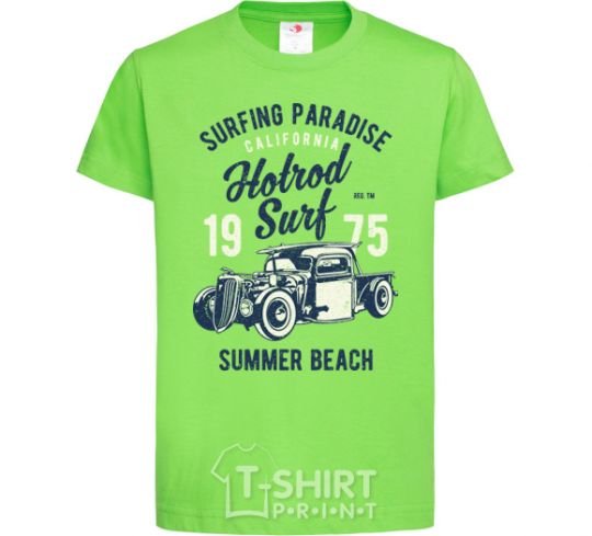 Kids T-shirt Hotrod Surf orchid-green фото