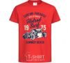 Kids T-shirt Hotrod Surf red фото