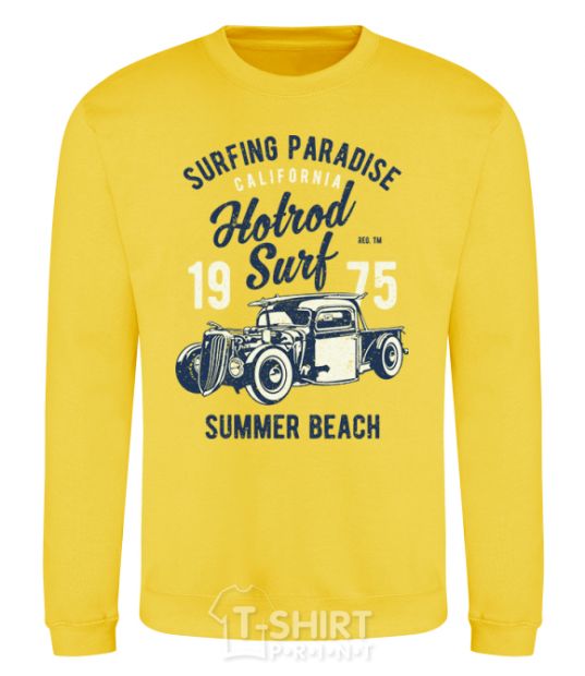 Sweatshirt Hotrod Surf yellow фото
