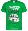 Мужская футболка Happy Camper Зеленый фото