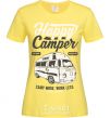 Women's T-shirt Happy Camper cornsilk фото